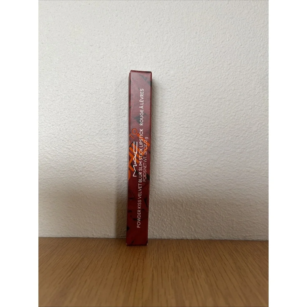 Mac Powder Kiss Velvet Blur Slim Stick Lipstick, 877 Devoted To Chili, Limited